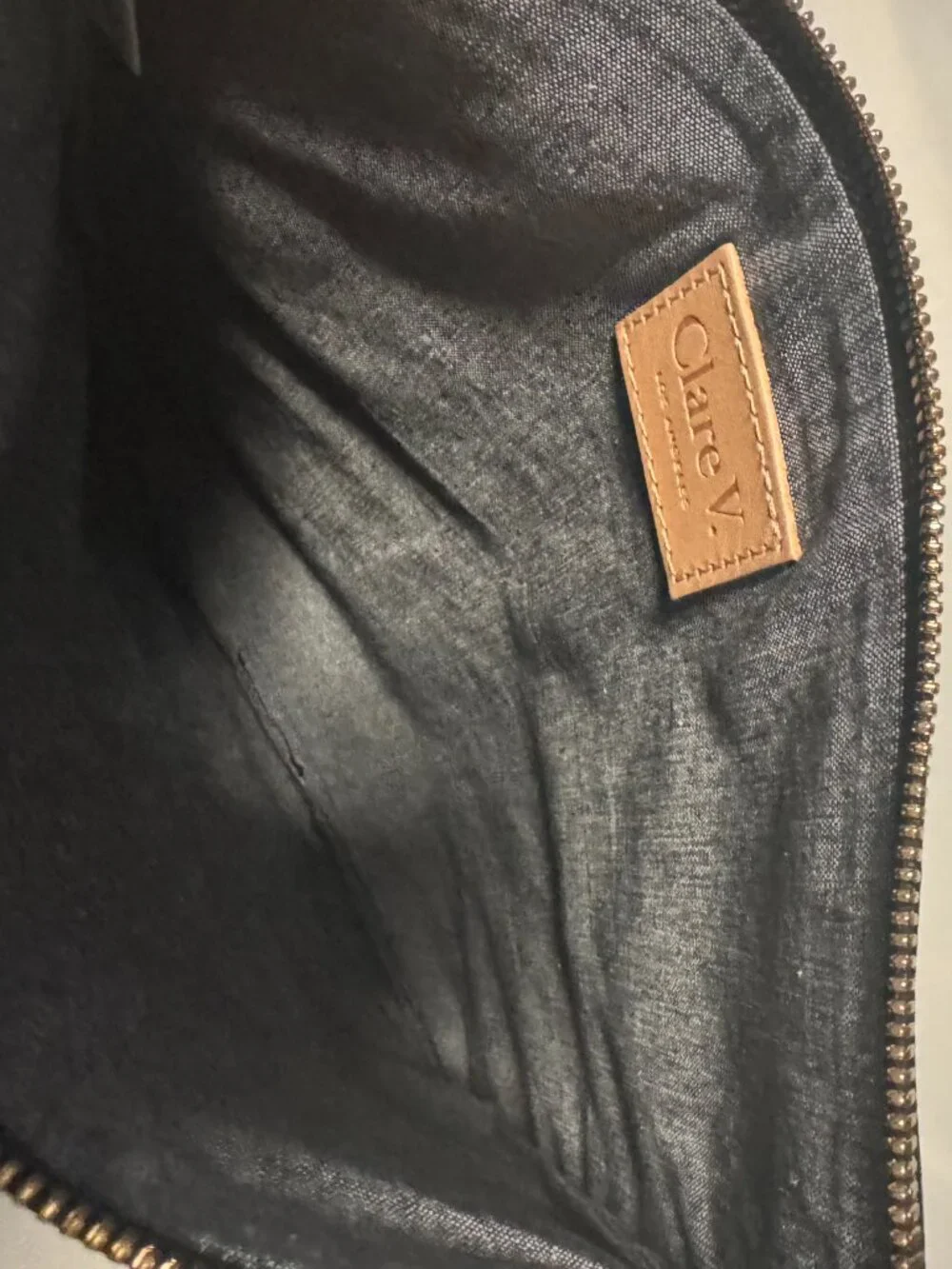 Clare V. Foldeover Clutch with tabs